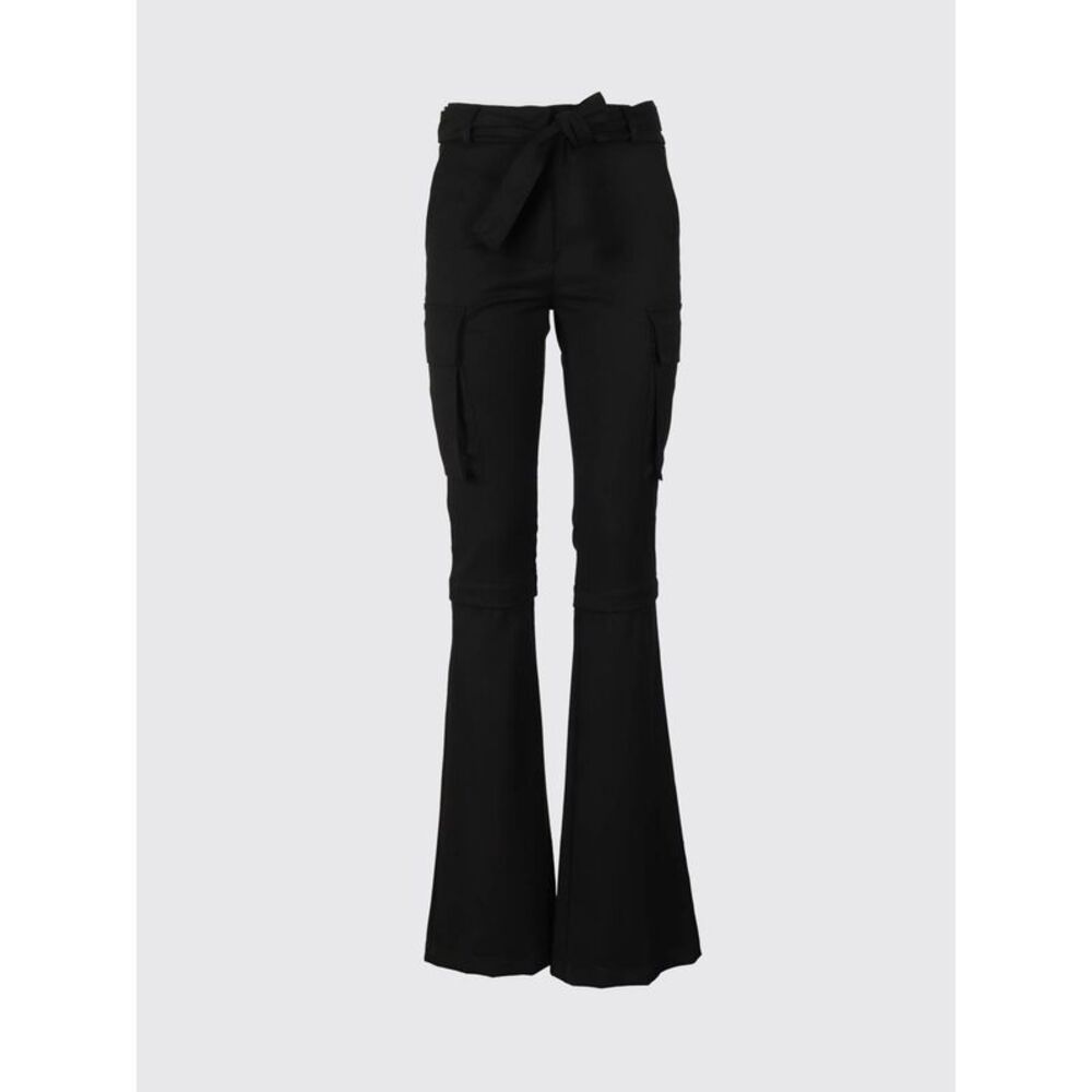 Andreadamo Women Flared Cargo Trousers In Cotton Blend Andreadamo